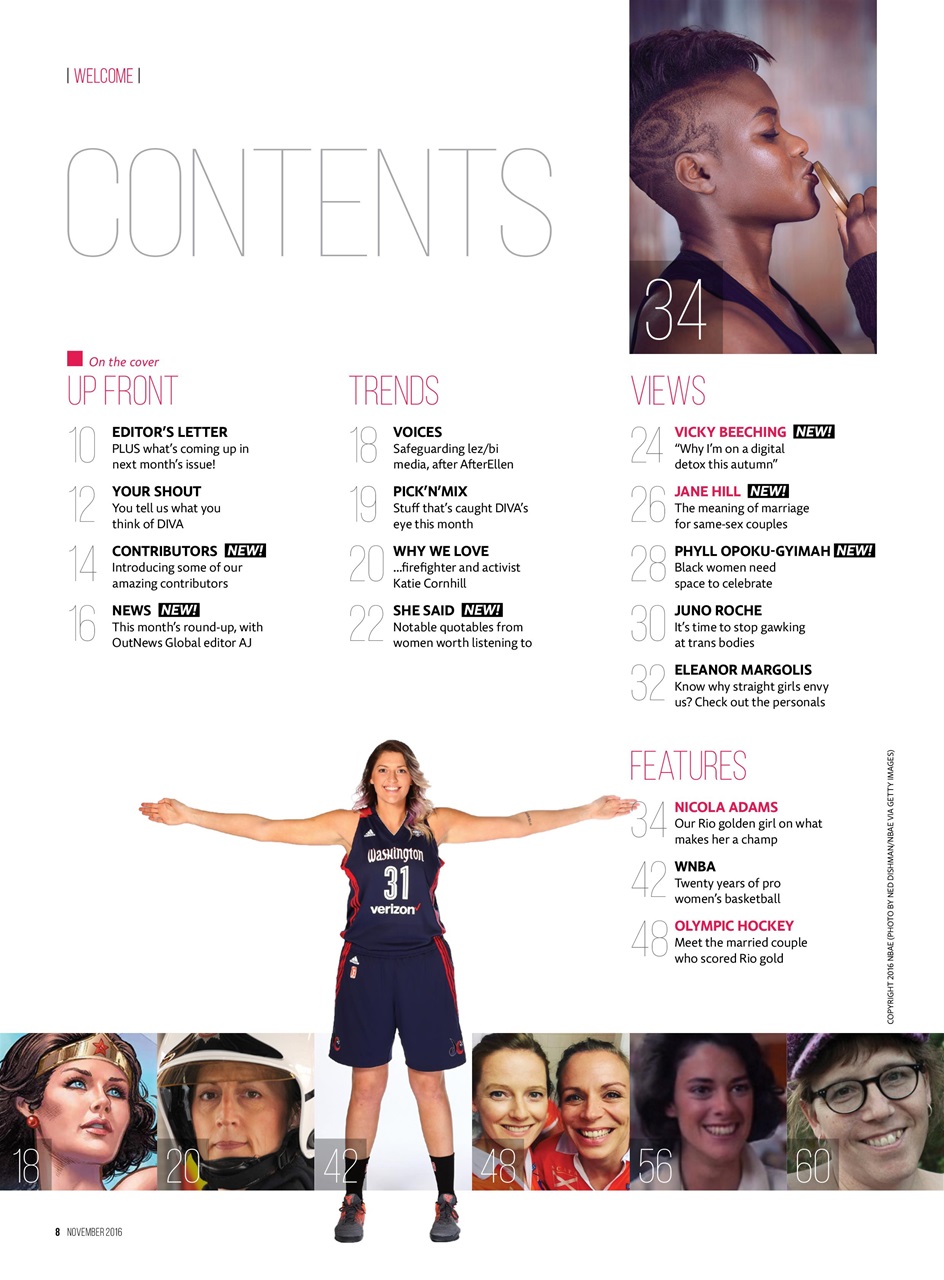 DIVA Magazine Preview Pages