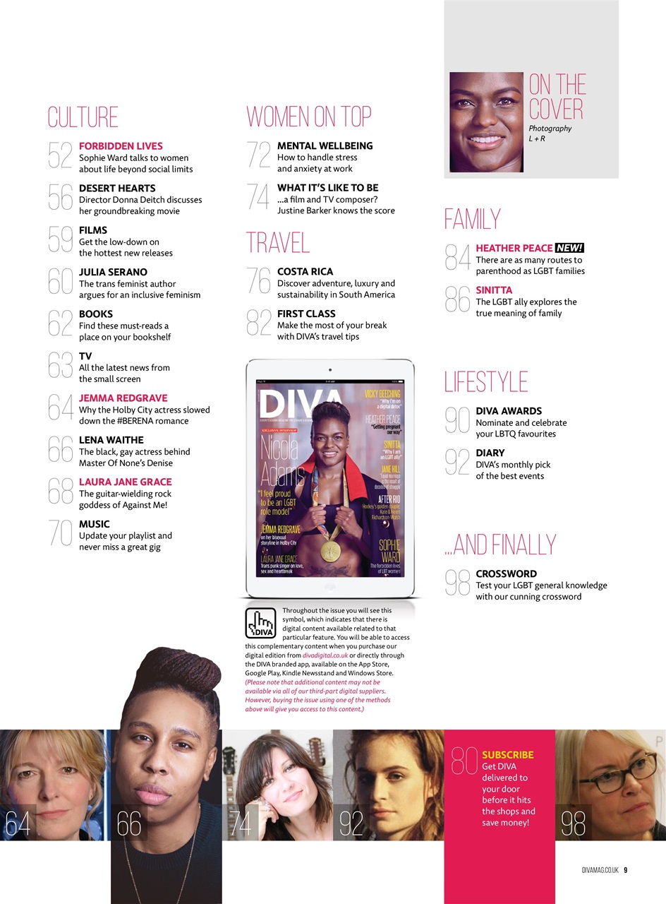 DIVA Magazine Preview Pages