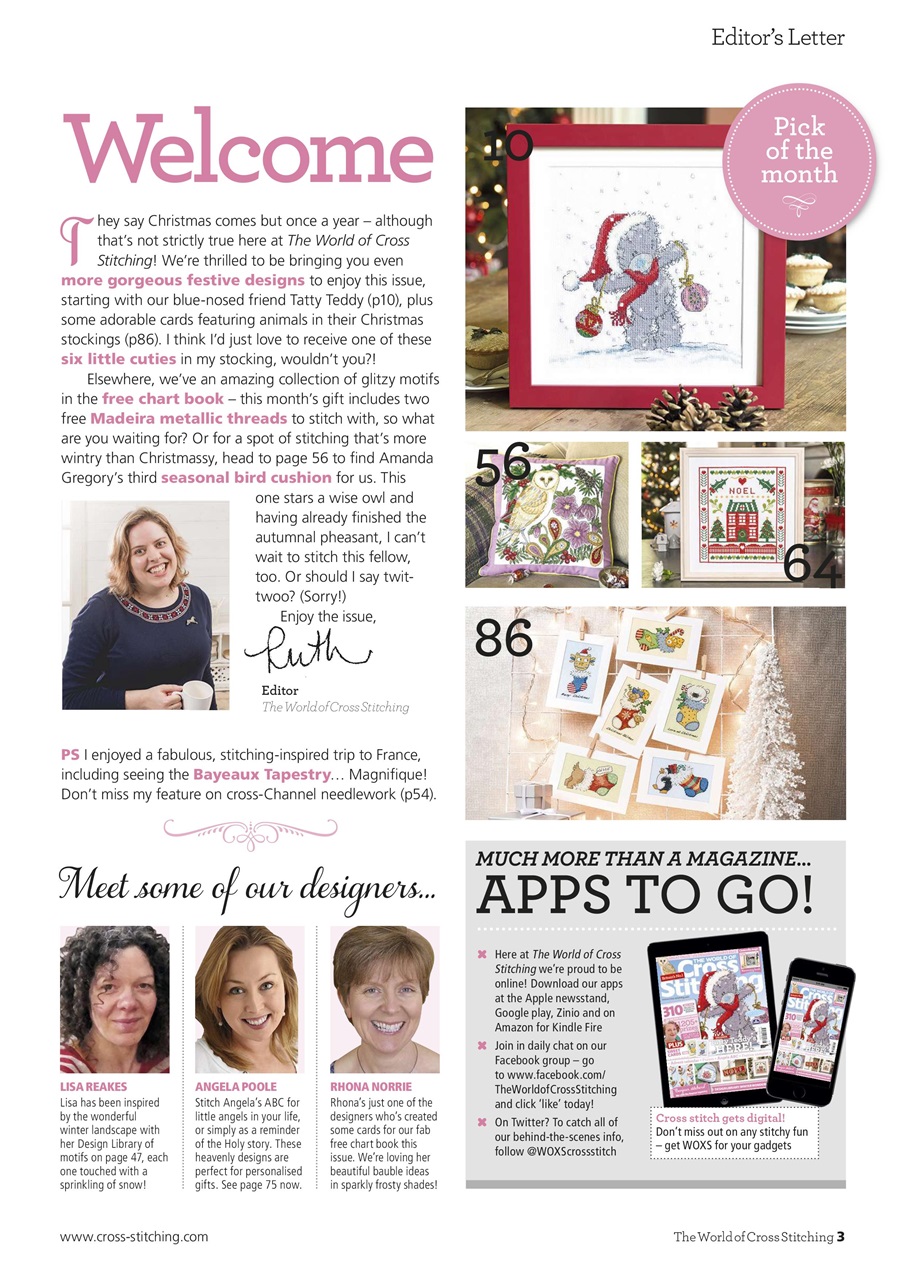 The World of Cross Stitching Preview Pages