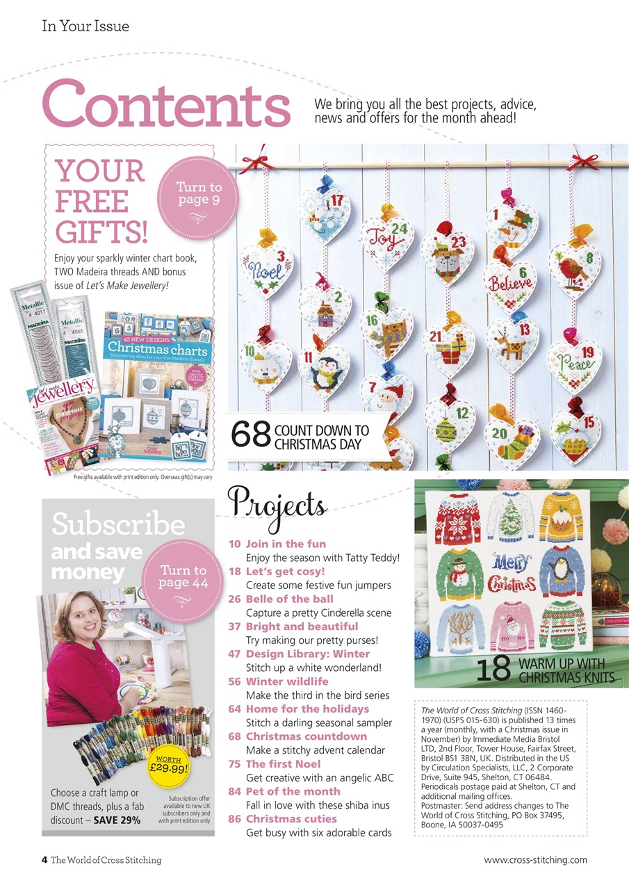 The World of Cross Stitching Preview Pages