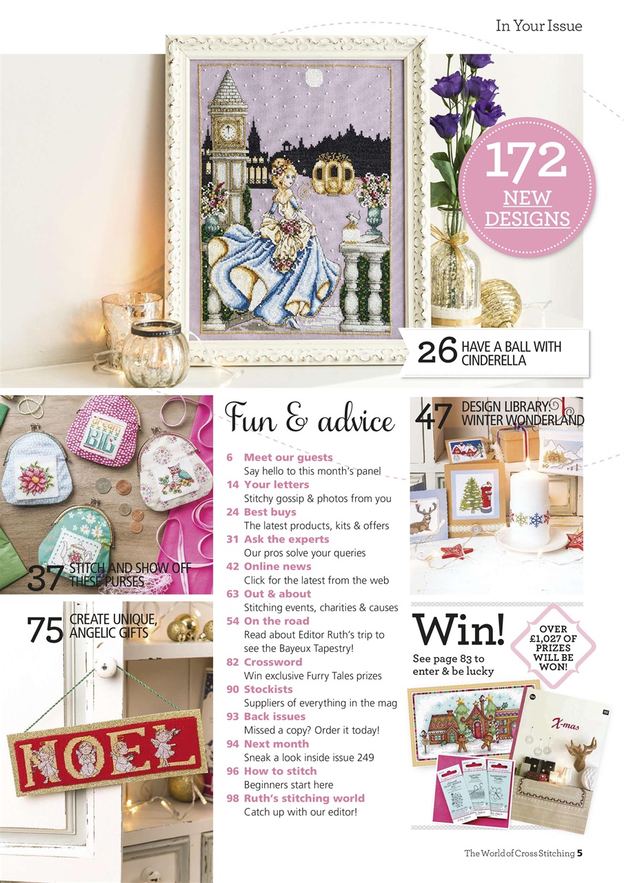 The World of Cross Stitching Preview Pages