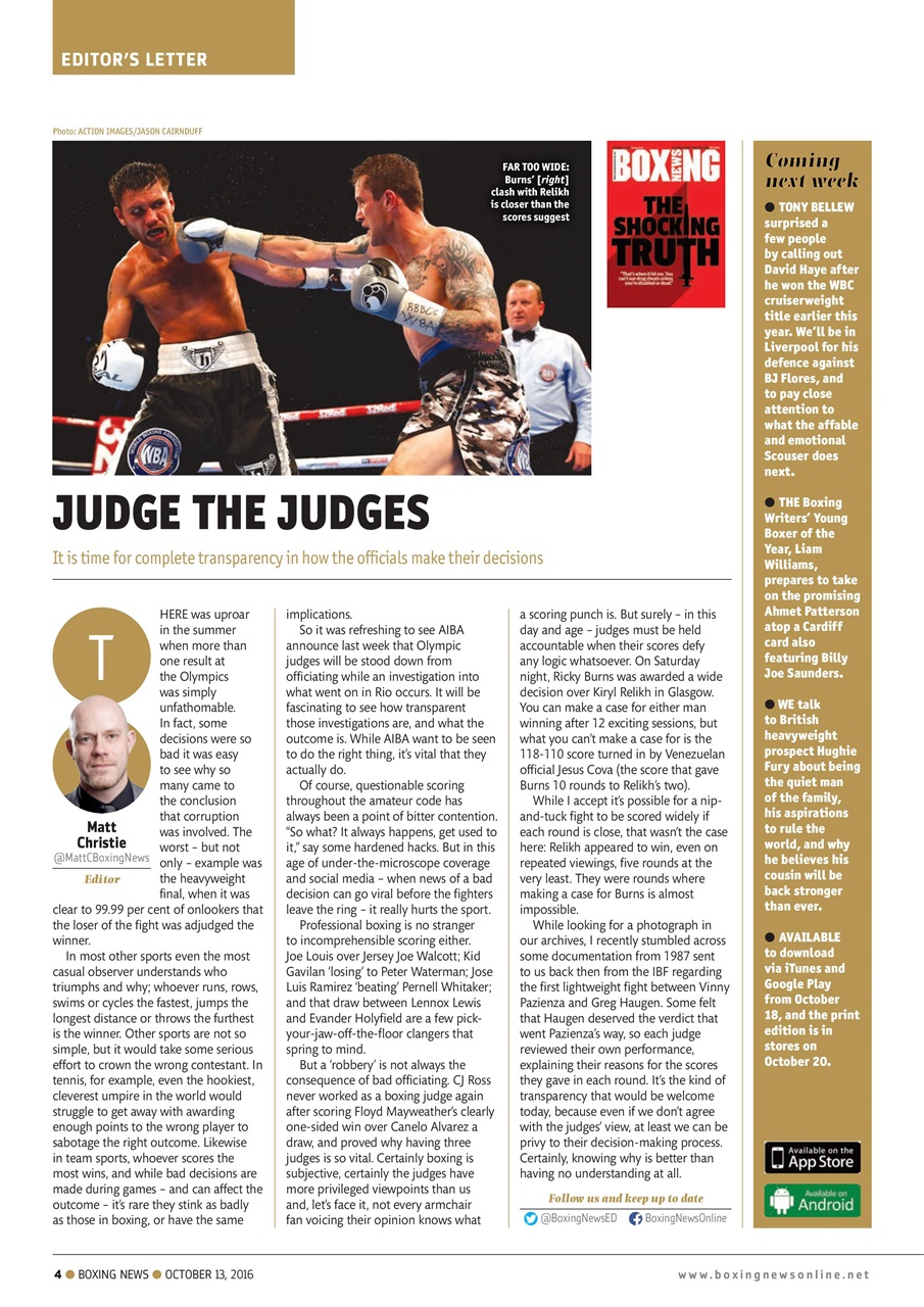 Boxing News Preview Pages