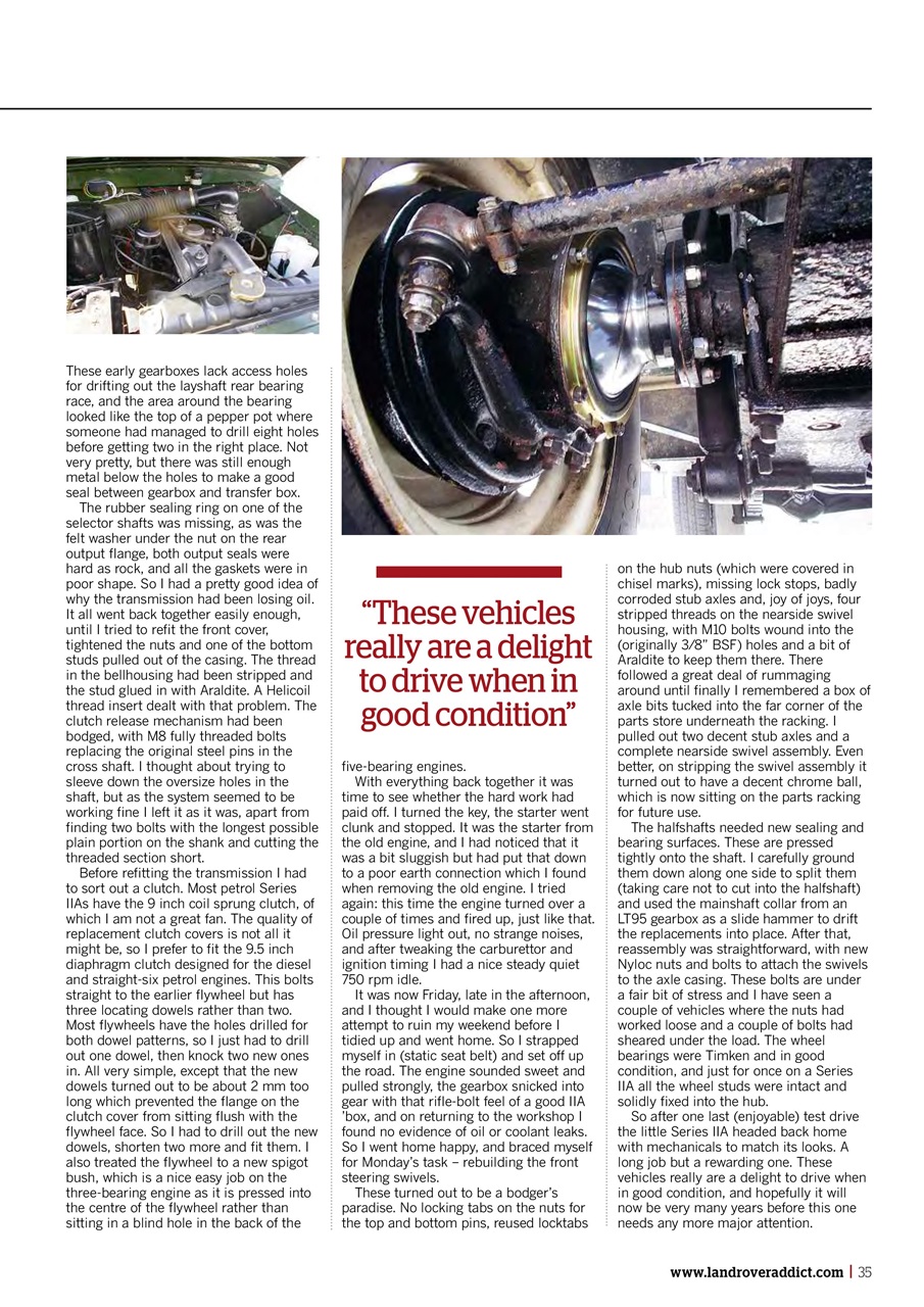 Land Rover Monthly Preview Pages