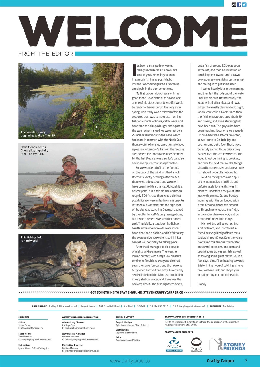 Crafty Carper Preview Pages