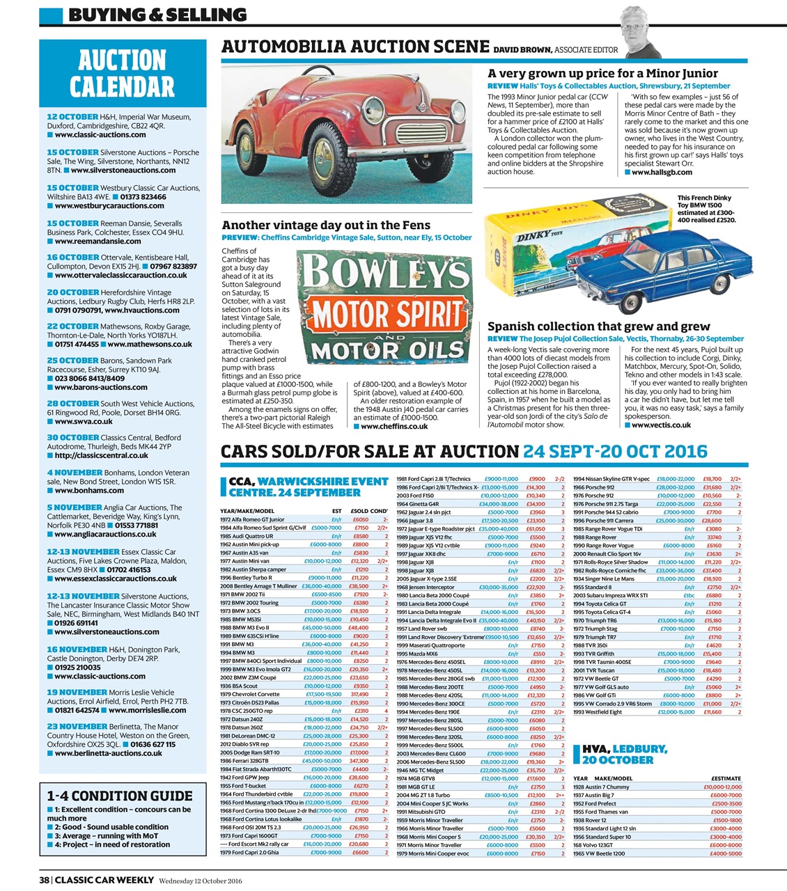 Classic Car Weekly Preview Pages