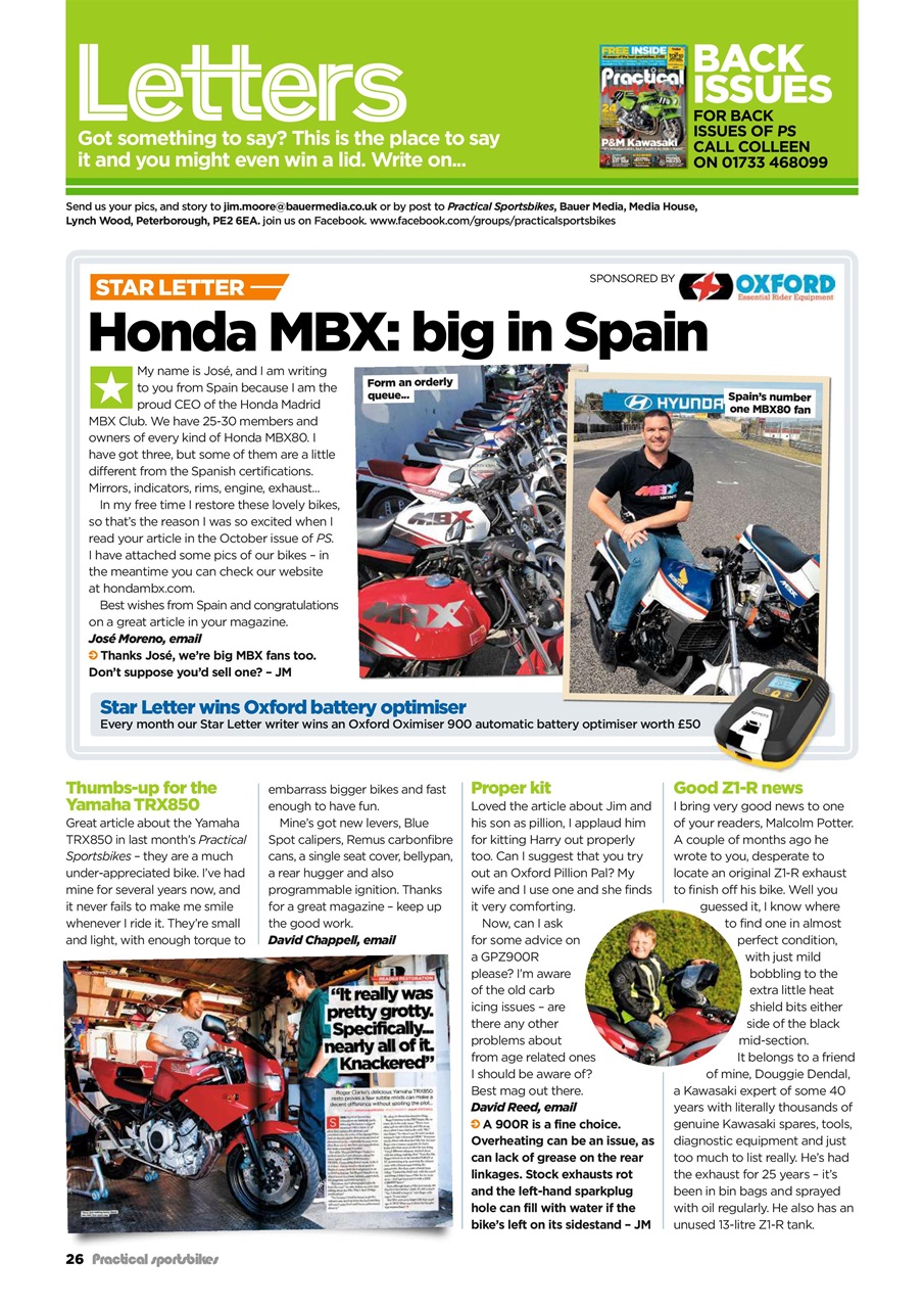 Practical Sportsbikes Preview Pages