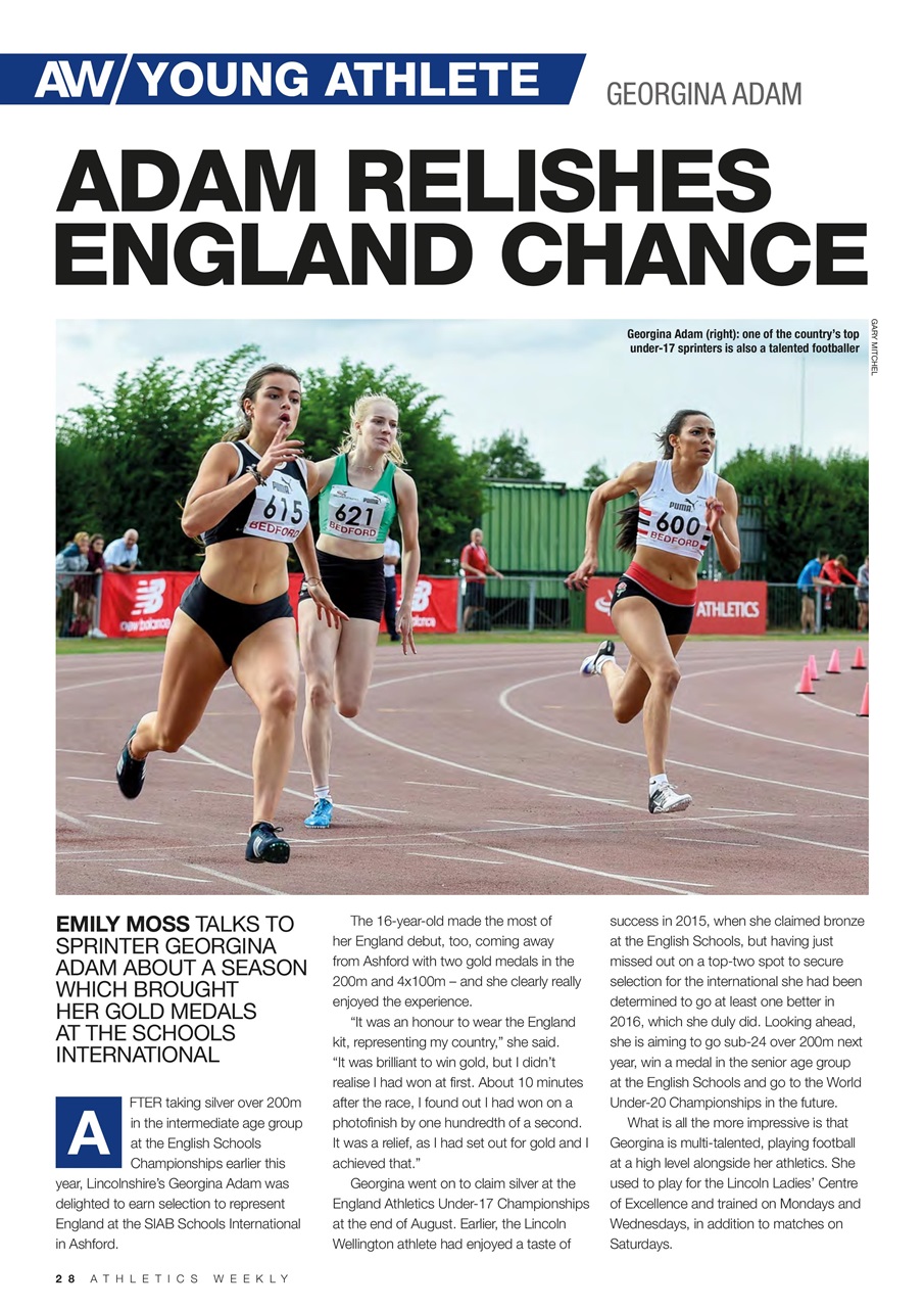 AW – Athletics Weekly Magazine Preview Pages