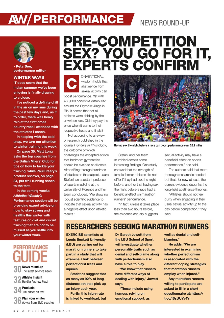 AW – Athletics Weekly Magazine Preview Pages
