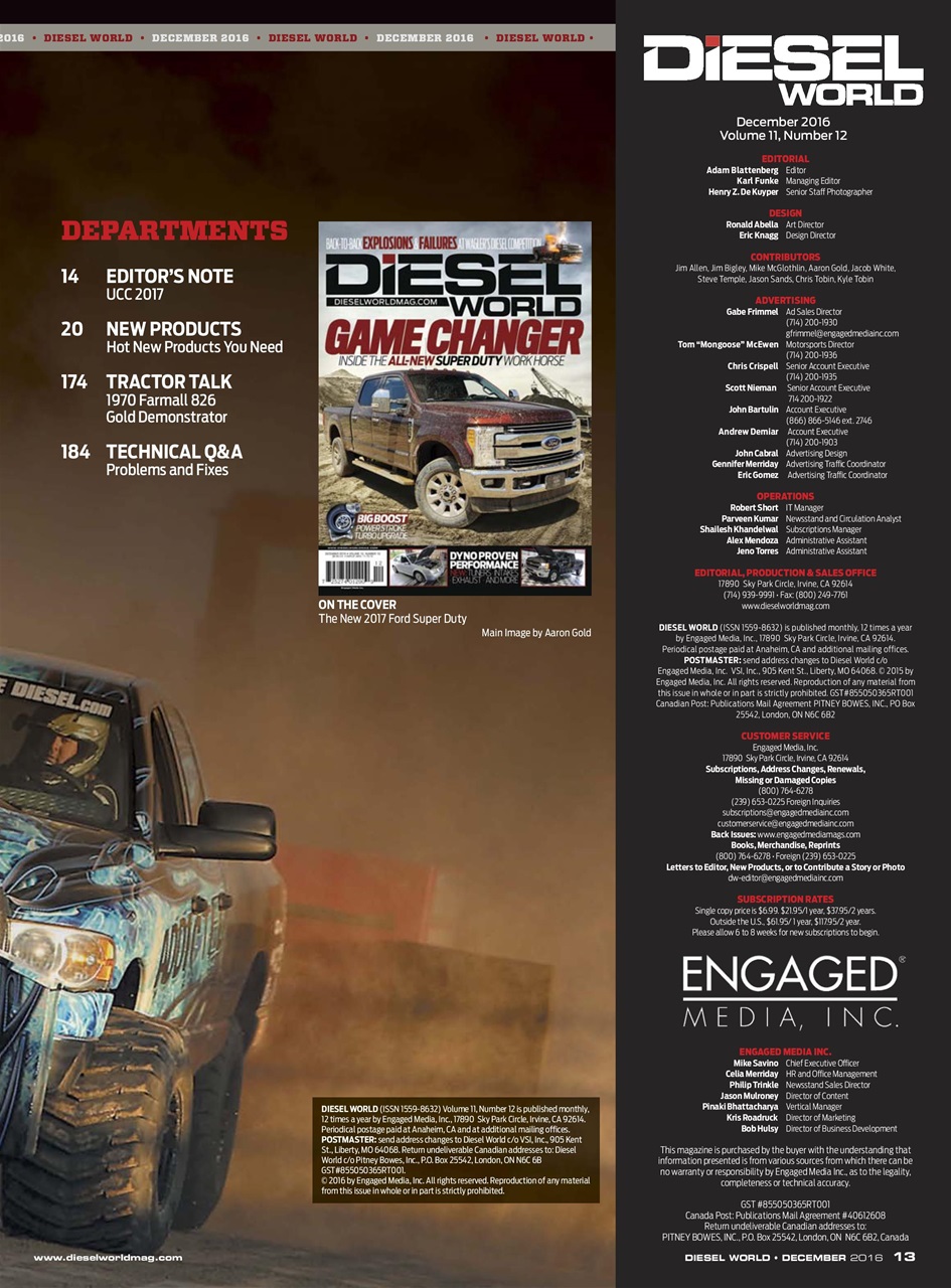 Diesel World Preview Pages
