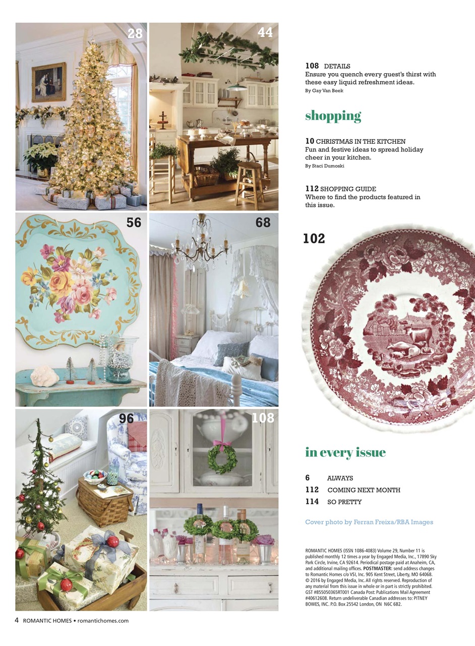 Romantic Homes Preview Pages