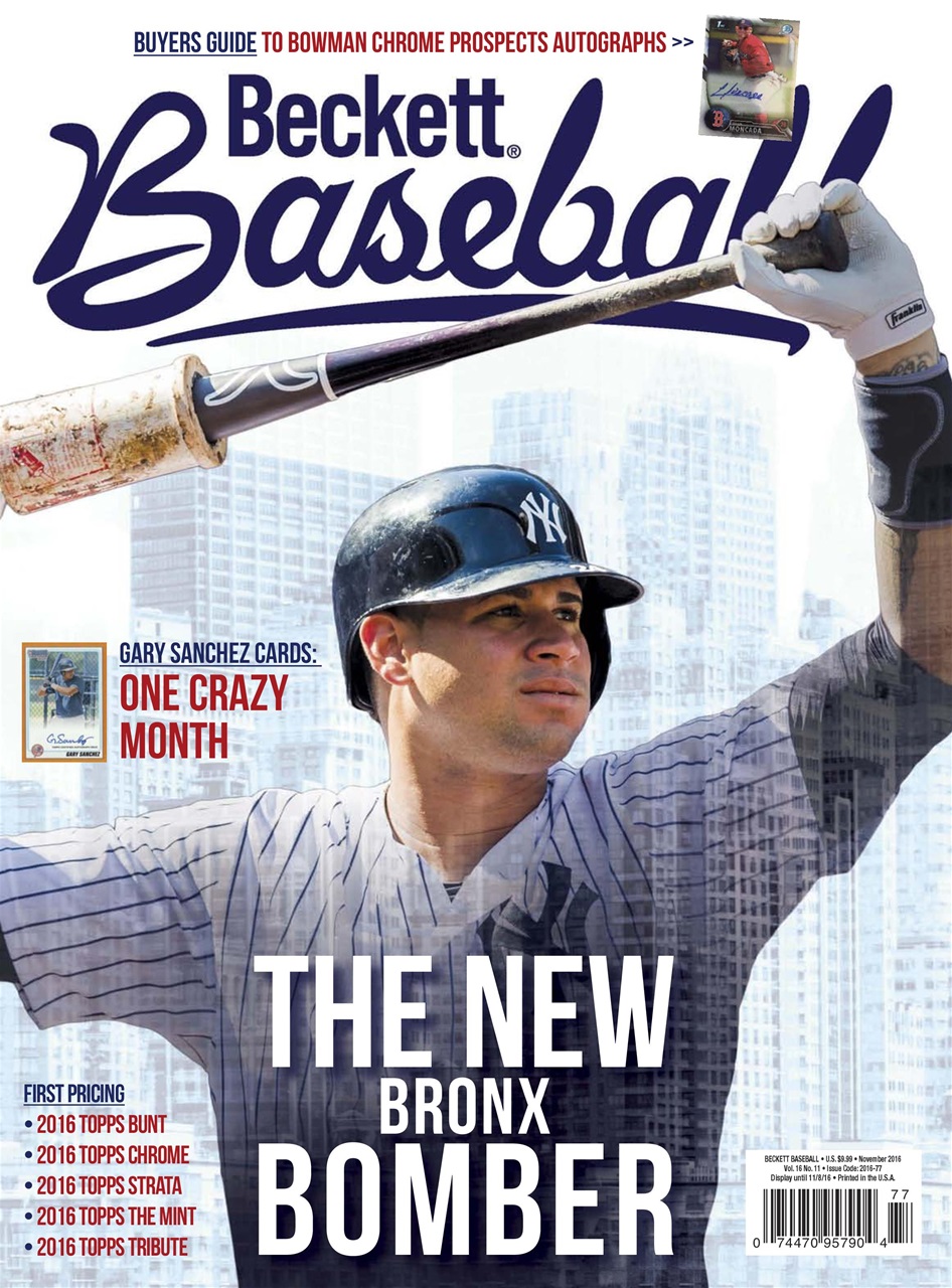 Beckett Baseball Magazine Preview Pages