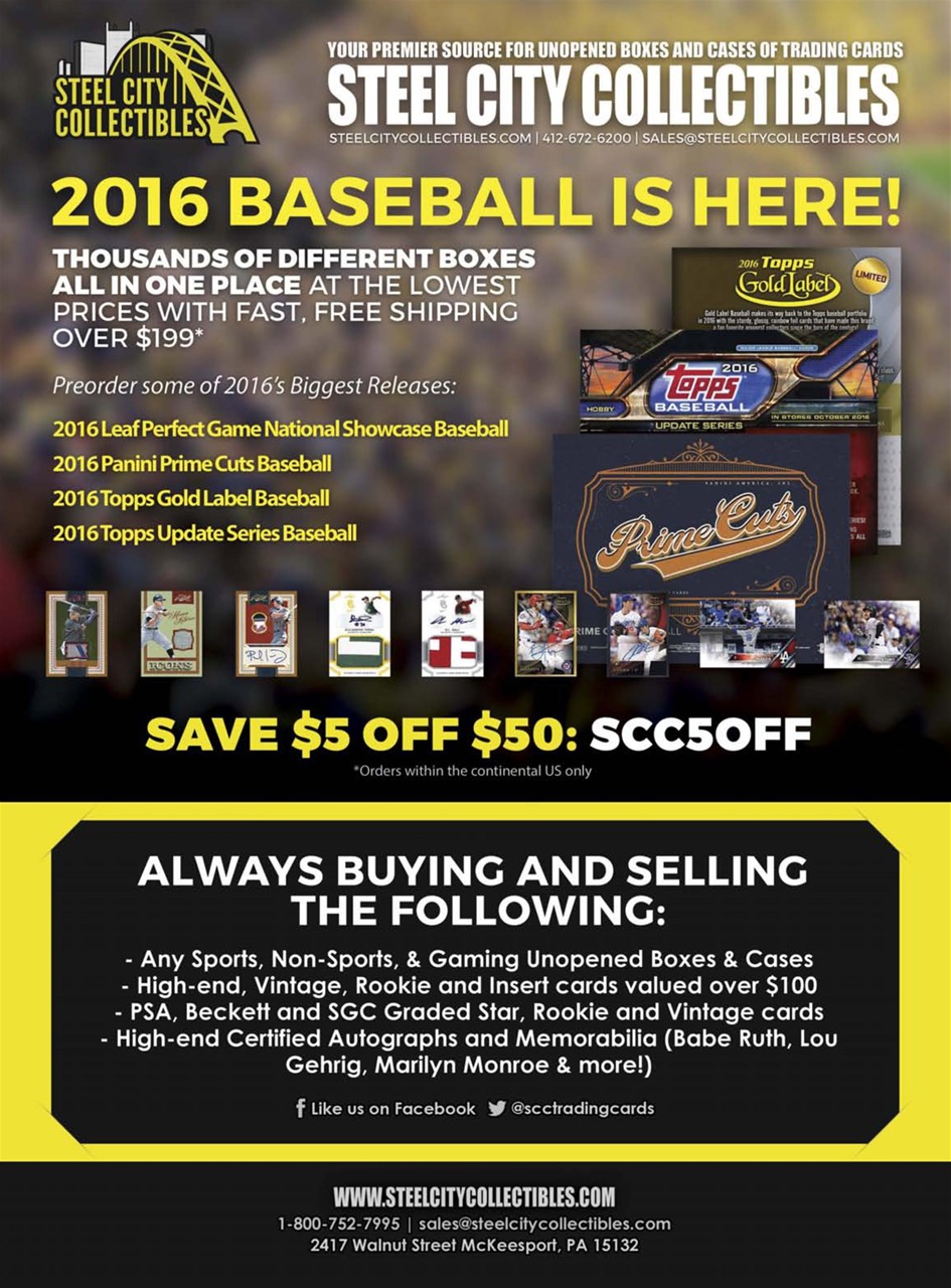 Beckett Baseball Magazine Preview Pages