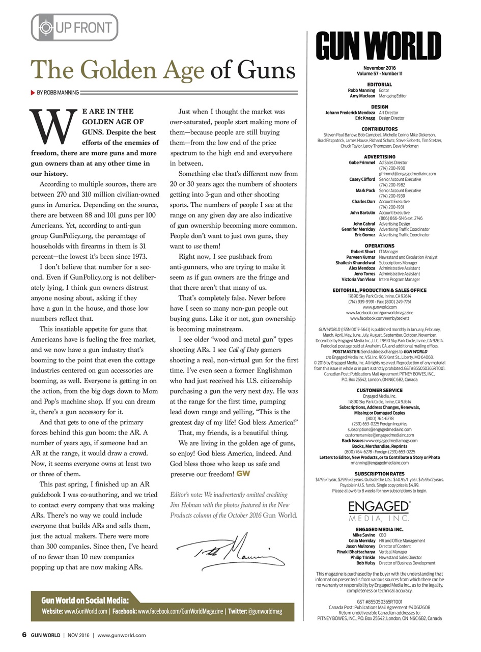 Gun World Preview Pages