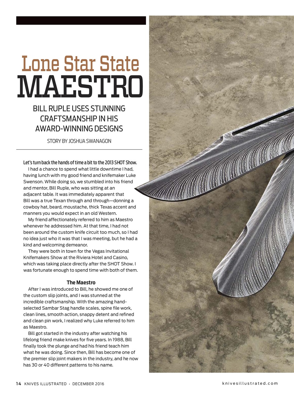 Knives Illustrated Preview Pages