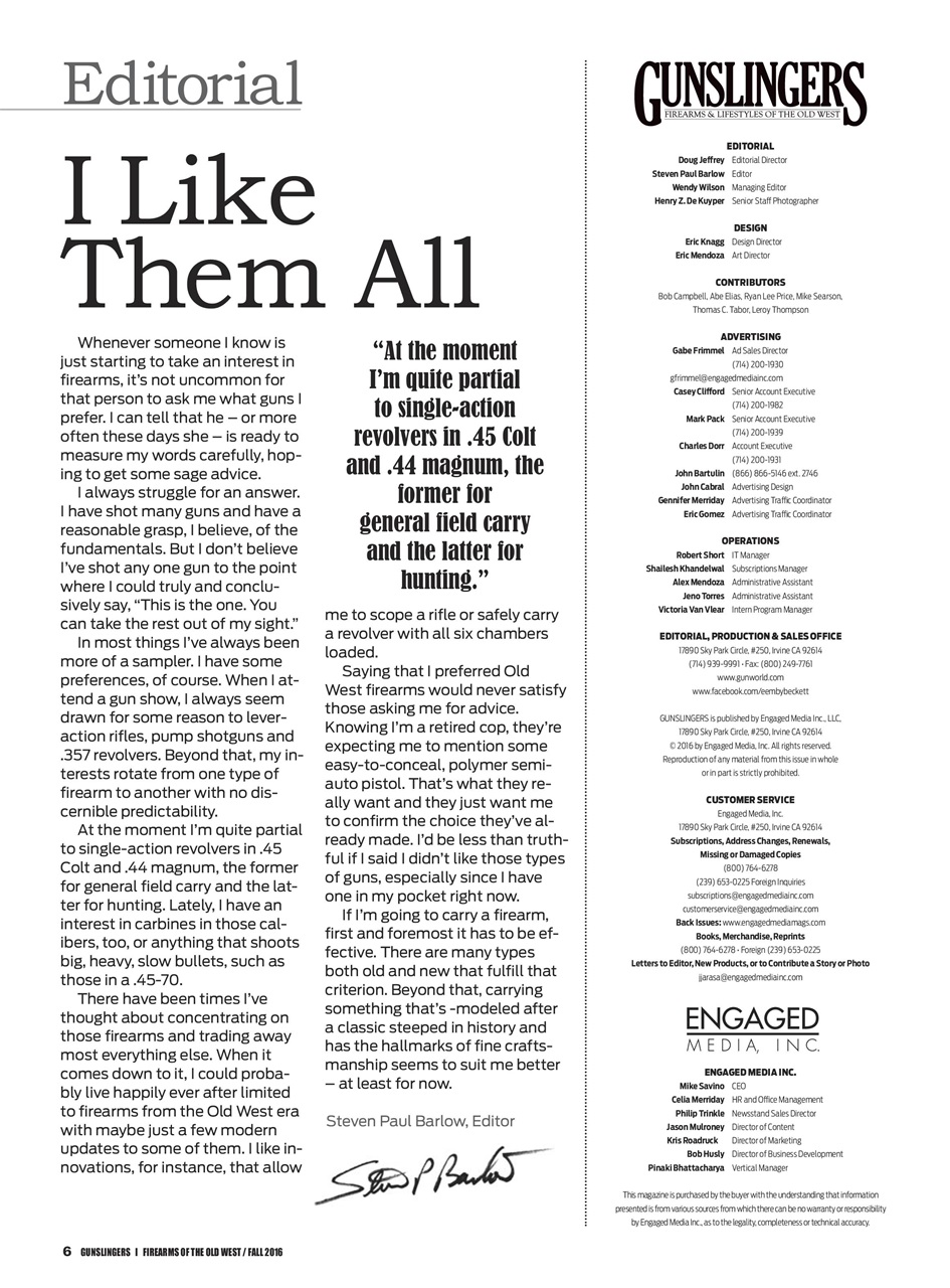 Gun World Preview Pages