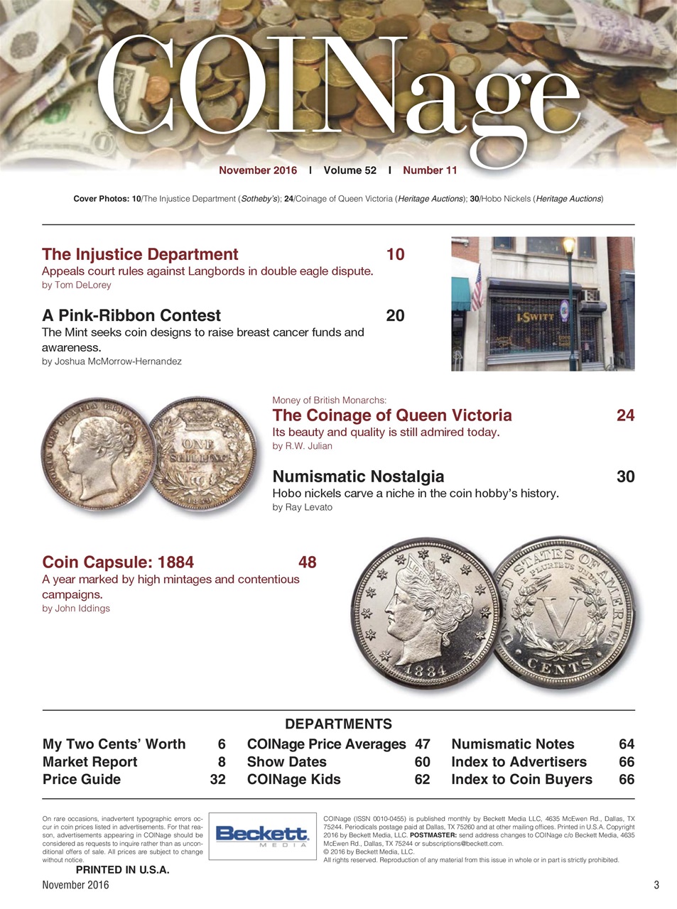 COINage Magazine Preview Pages