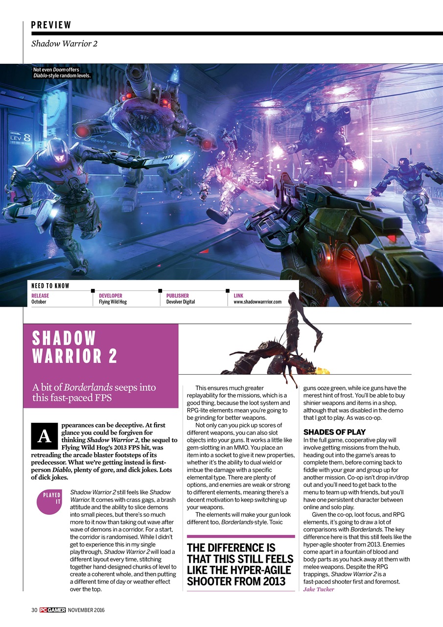 PC Gamer (UK Edition) Preview Pages