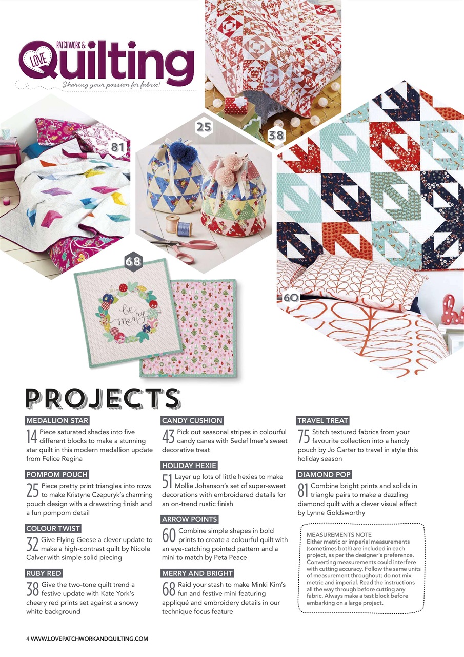 Love Patchwork & Quilting Preview Pages
