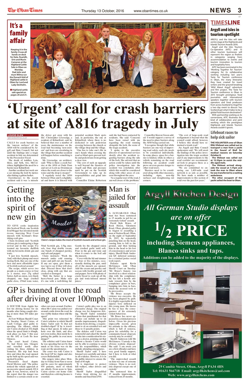 The Oban Times & Lochaber Times Preview Pages