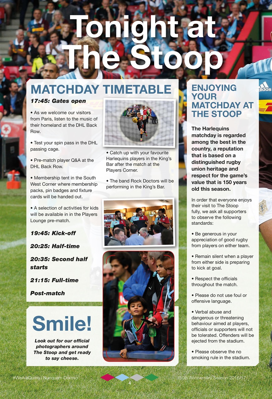 Harlequins Preview Pages