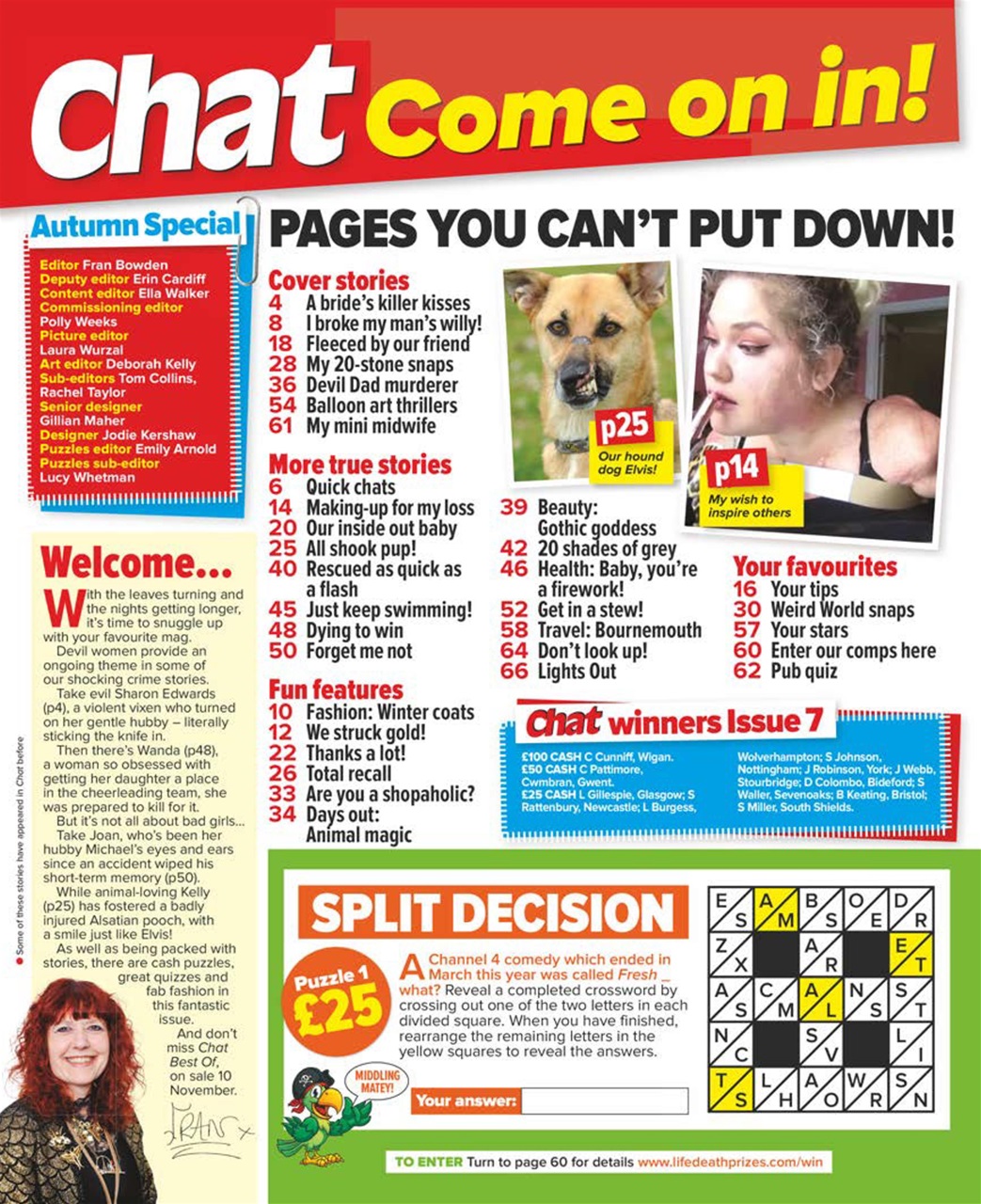 Chat Specials Preview Pages