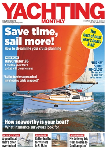 Yachting Monthly issue November 2016
