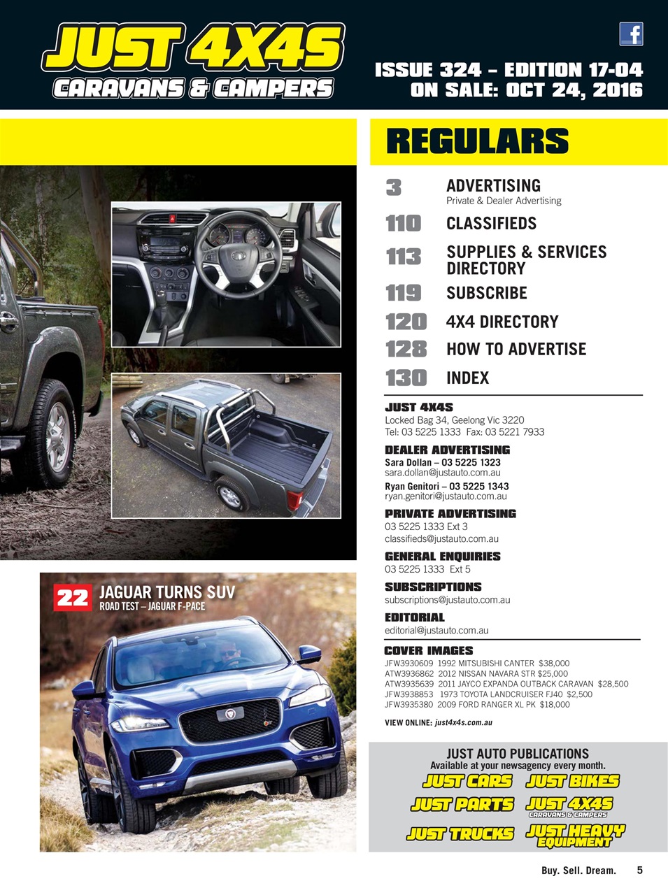 JUST 4X4S Preview Pages