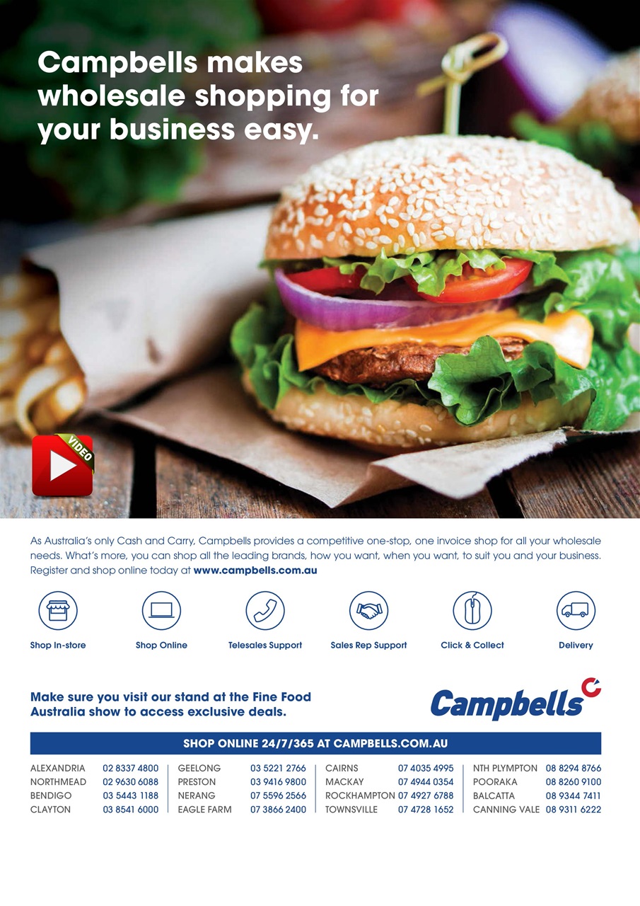 Australian Hospitality Directory Preview Pages