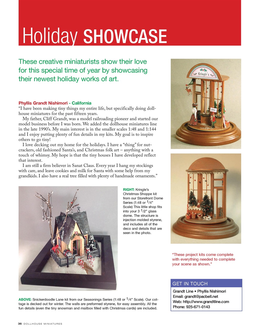 Dollhouse Miniatures Preview Pages