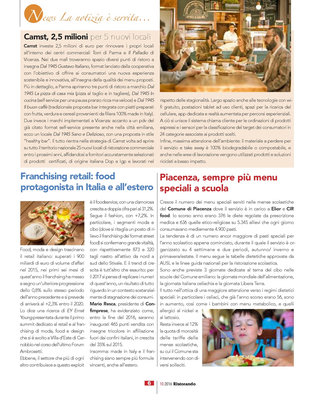 Ristorando Preview Pages