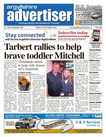 Argyllshire Advertiser issue 14 October 2016
