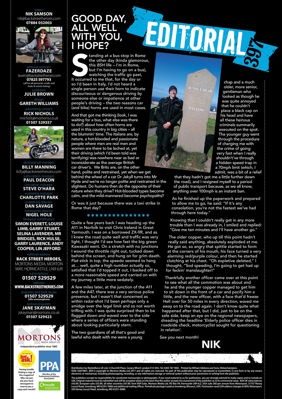 Back Street Heroes Preview Pages