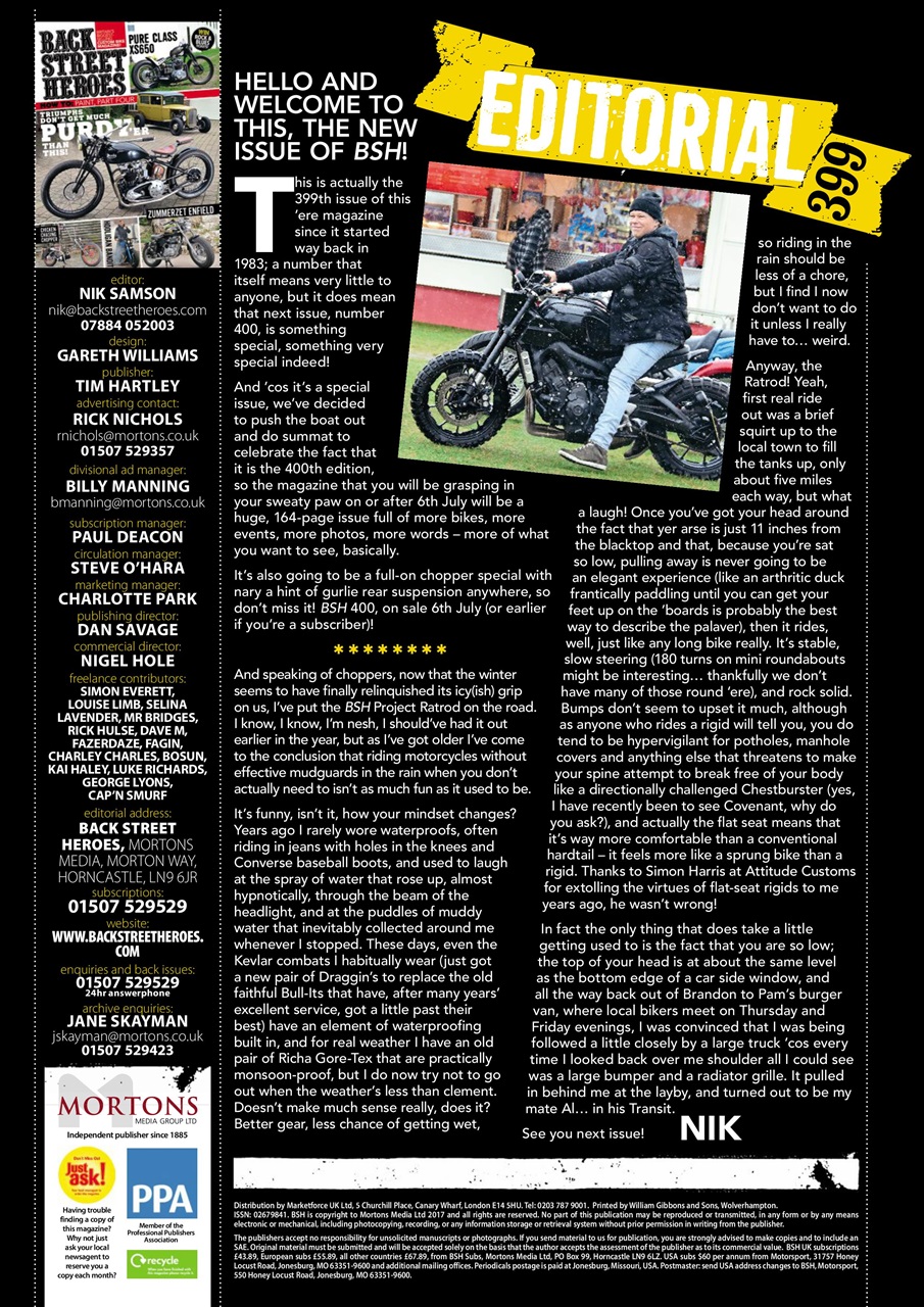 Back Street Heroes Preview Pages