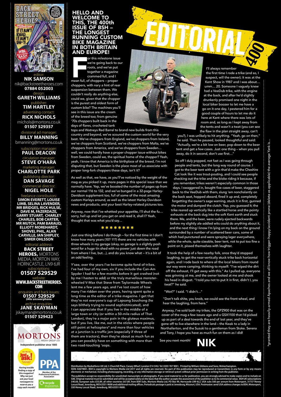 Back Street Heroes Preview Pages
