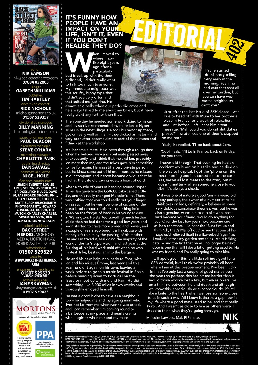 Back Street Heroes Preview Pages