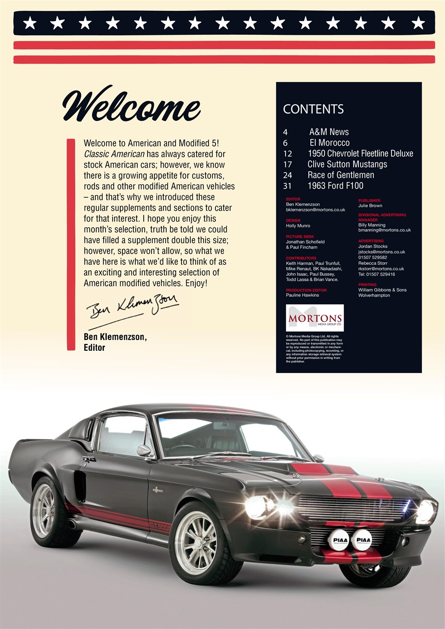 Classic American Magazine Preview Pages