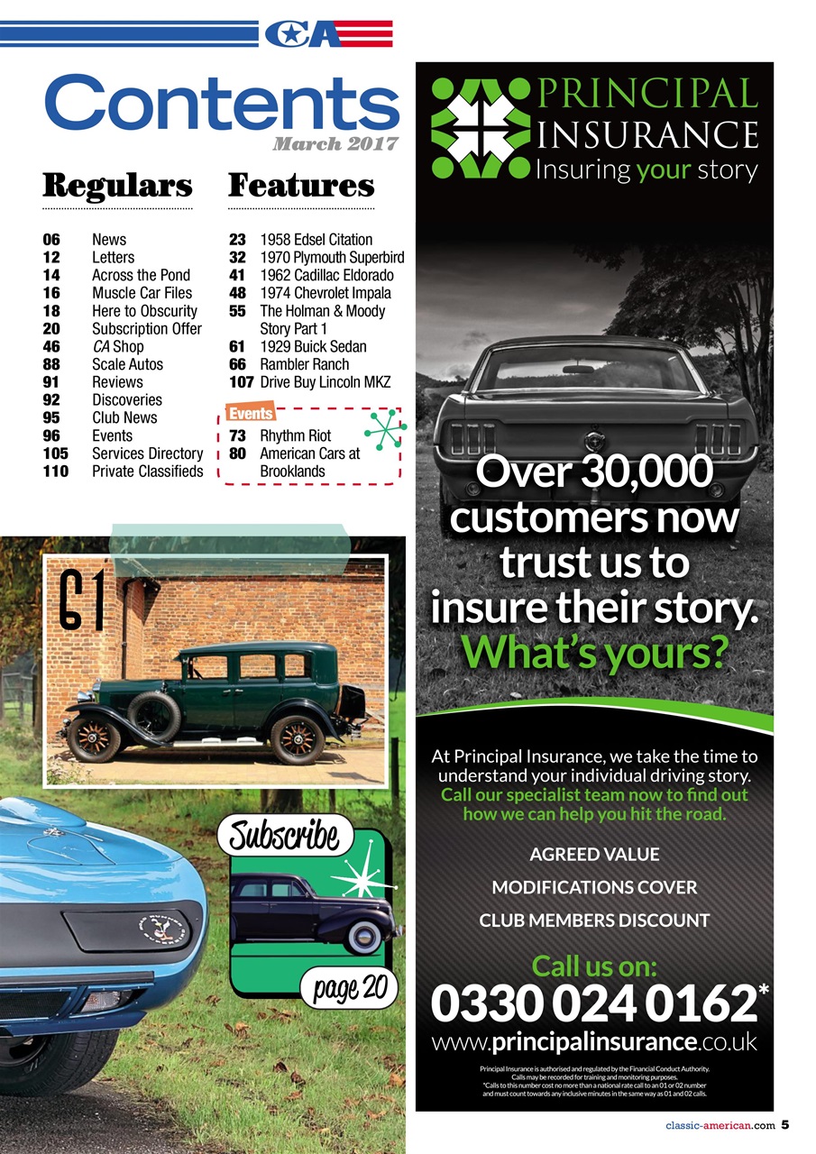 Classic American Magazine Preview Pages