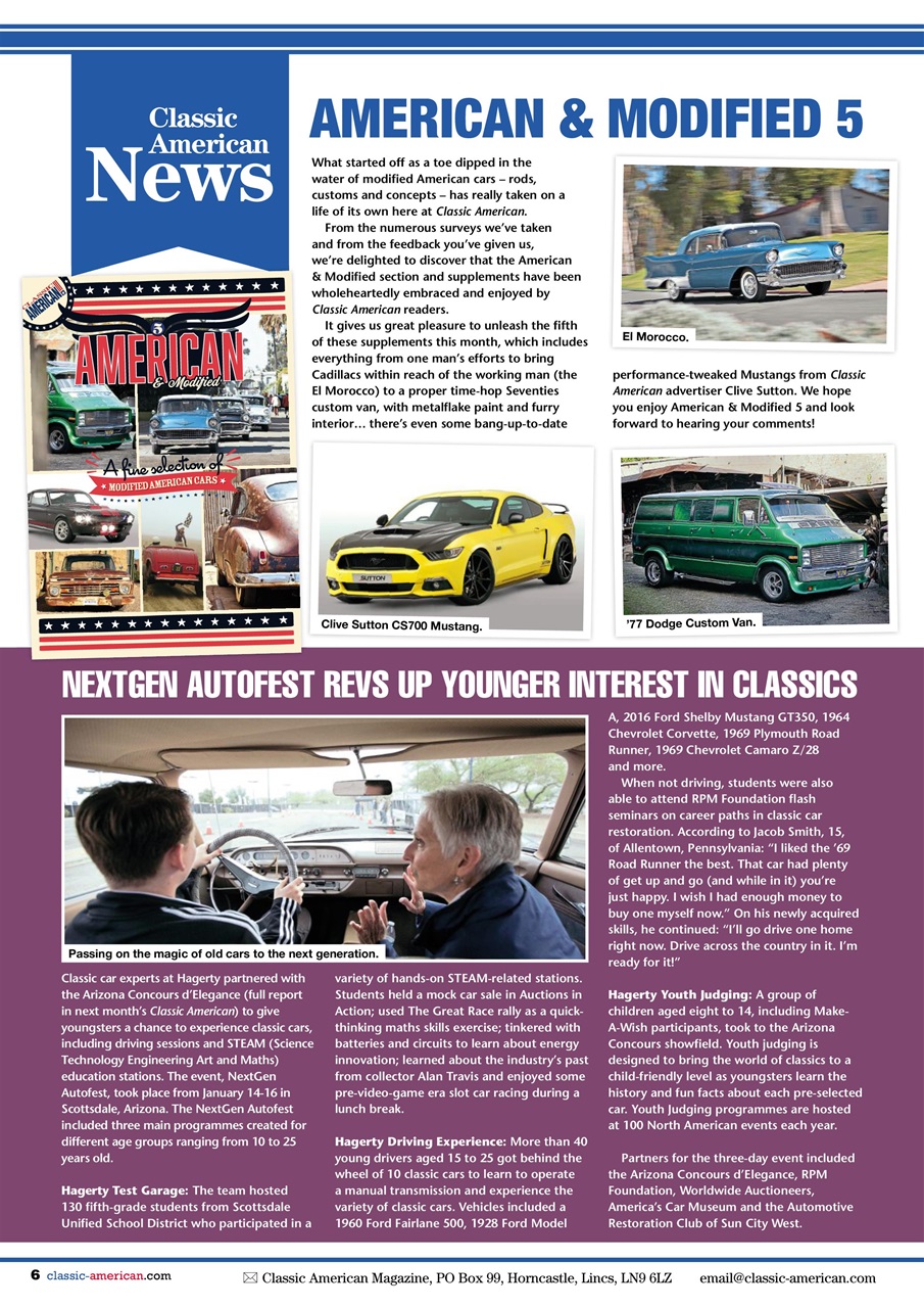 Classic American Magazine Preview Pages