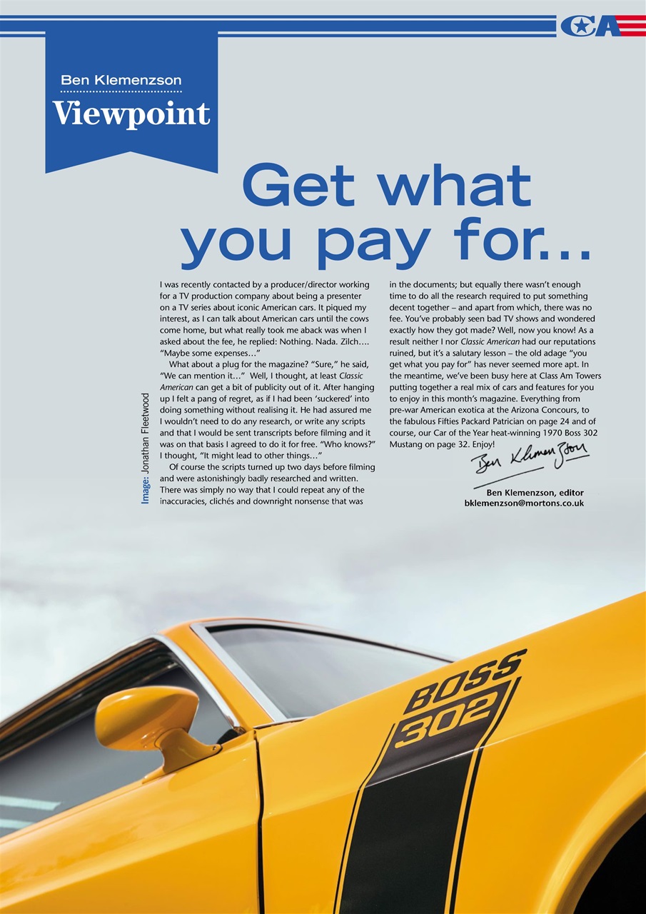 Classic American Magazine Preview Pages