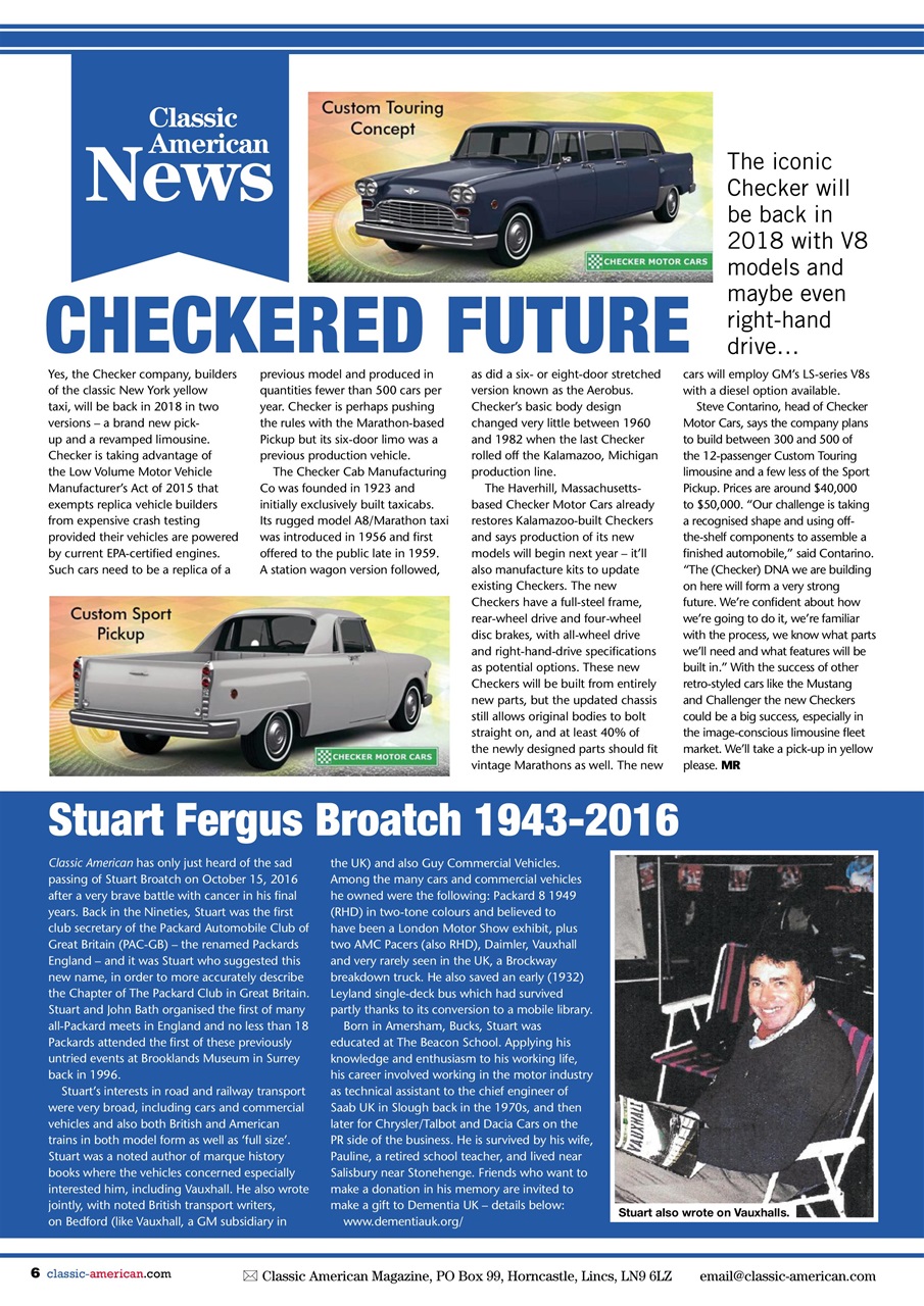 Classic American Magazine Preview Pages