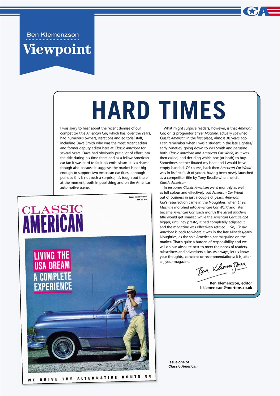 Classic American Magazine Preview Pages