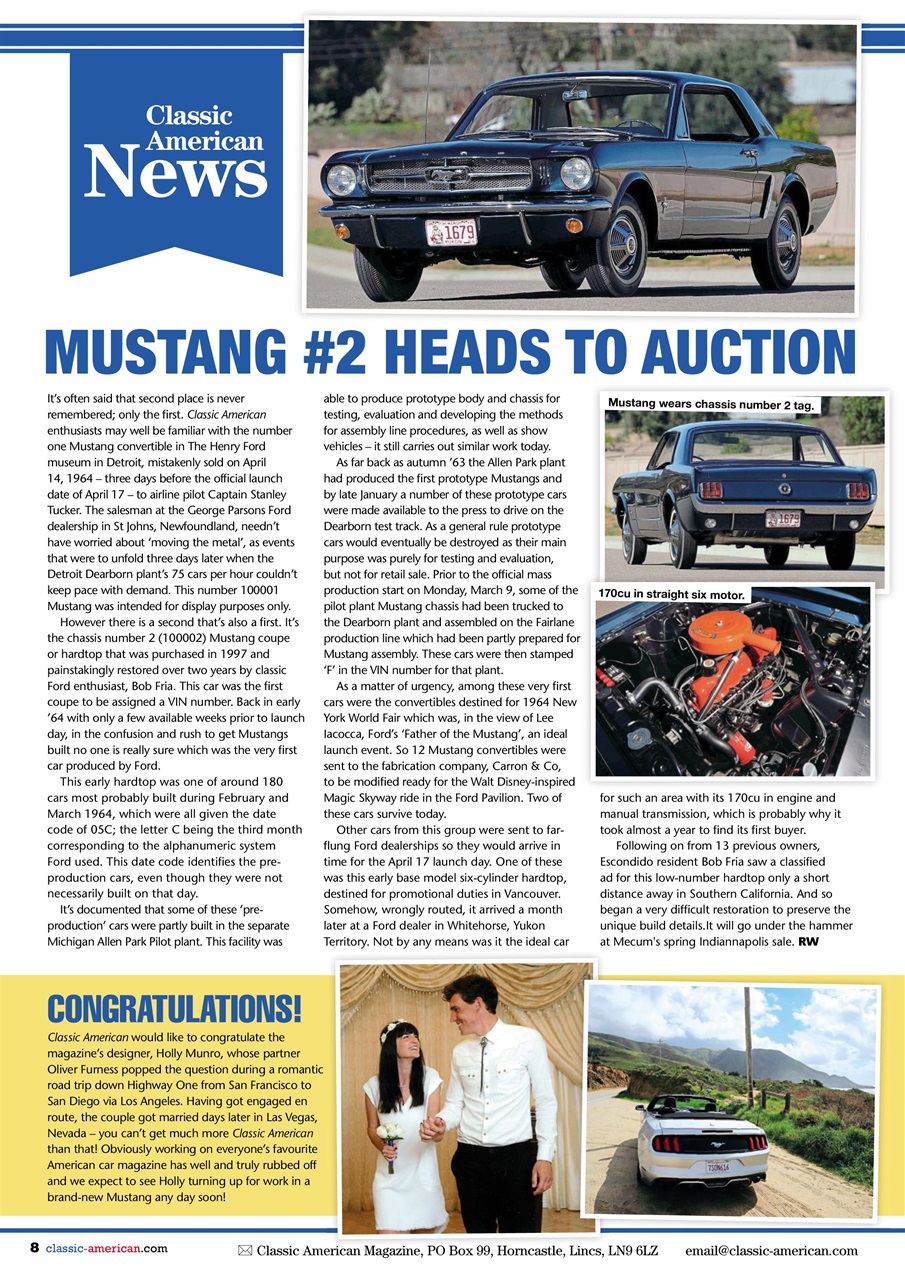 Classic American Magazine Preview Pages