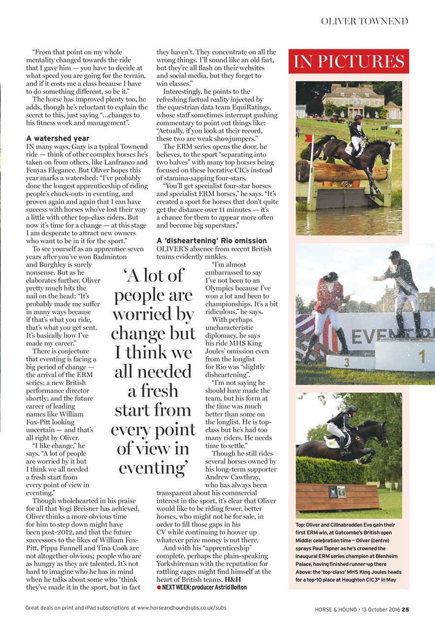 Horse & Hound Preview Pages