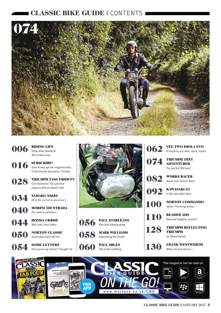 Classic Bike Guide Preview Pages