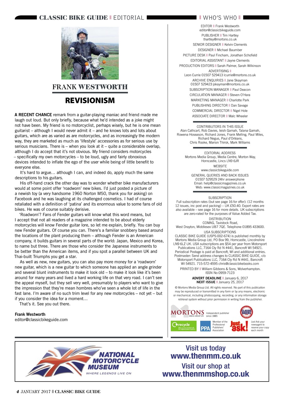 Classic Bike Guide Preview Pages