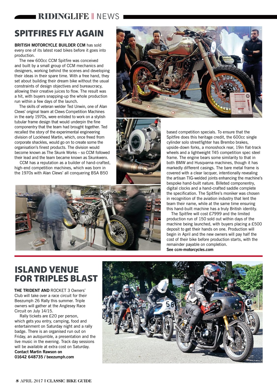 Classic Bike Guide Preview Pages