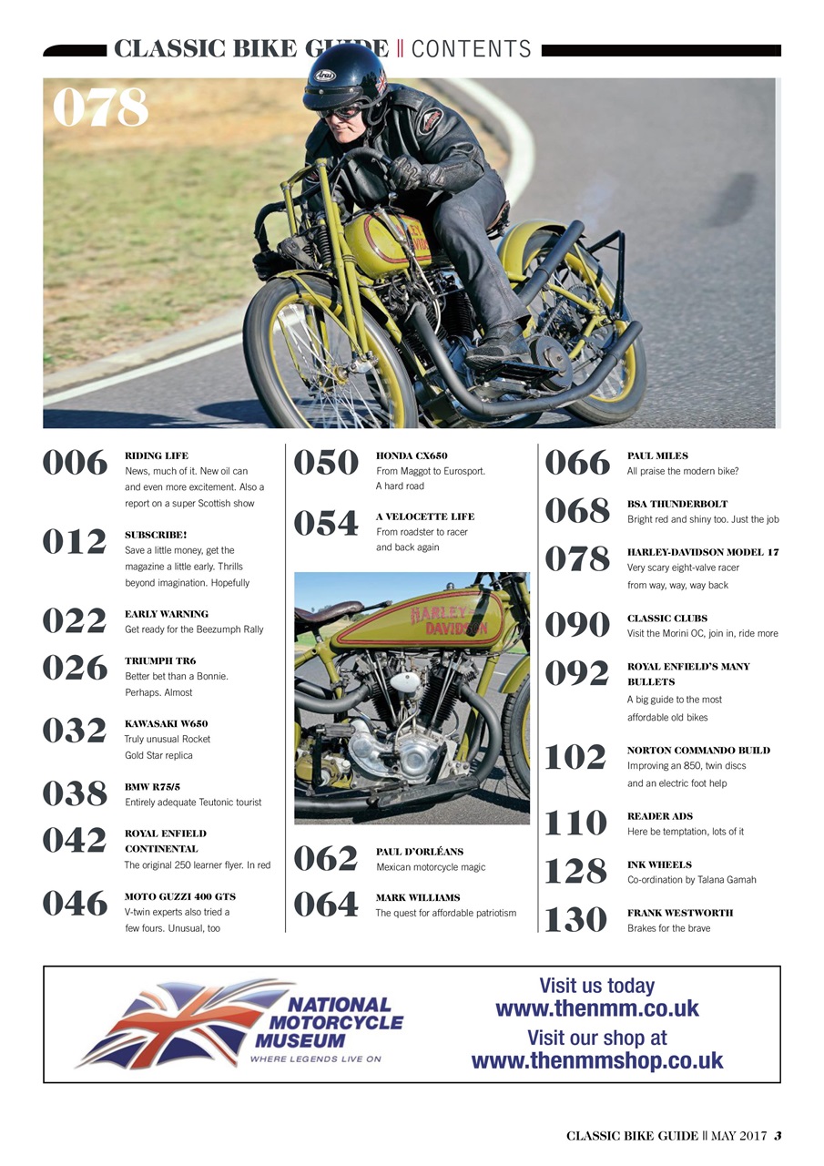 Classic Bike Guide Preview Pages