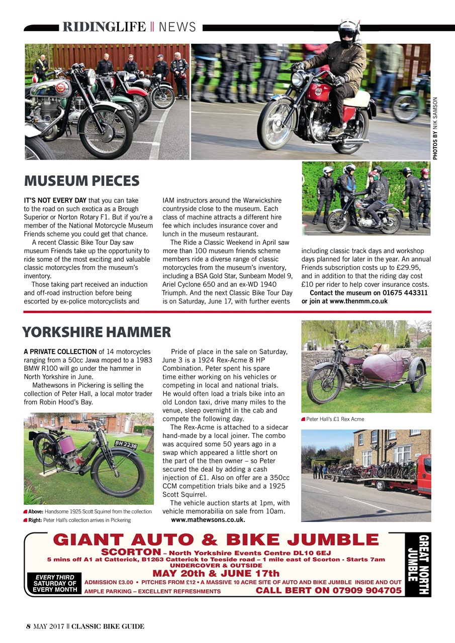 Classic Bike Guide Preview Pages