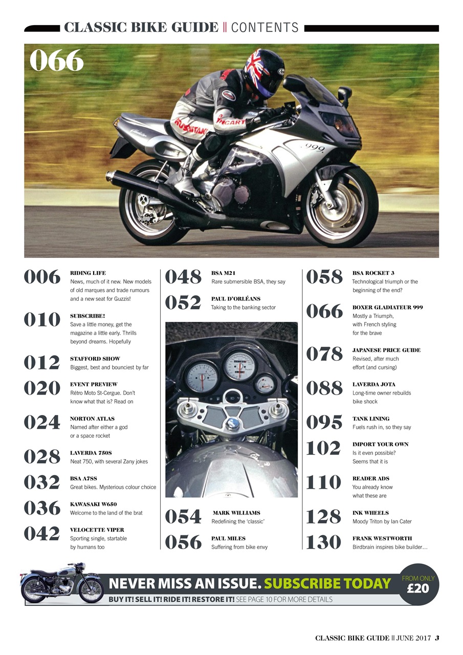 Classic Bike Guide Preview Pages