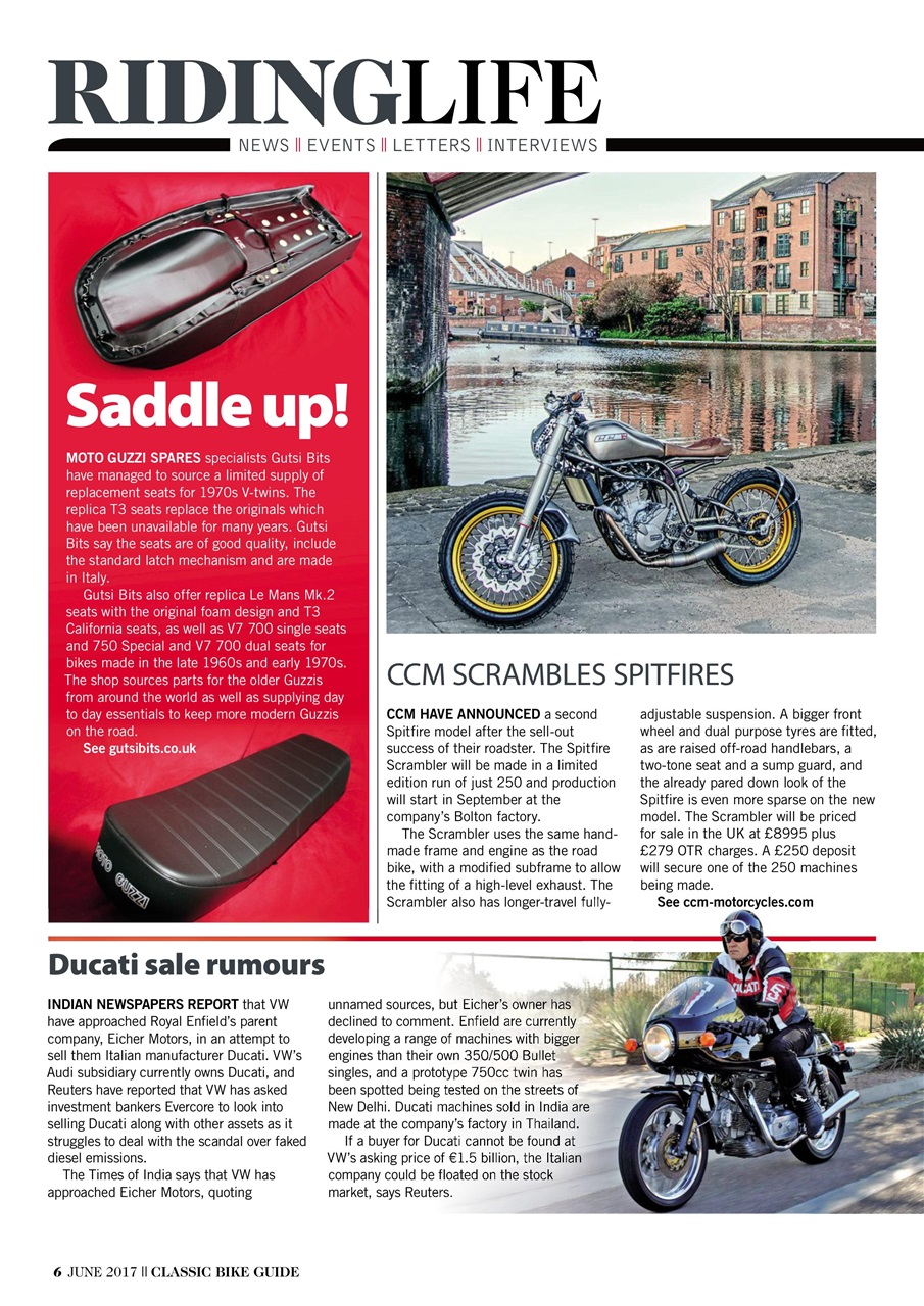 Classic Bike Guide Preview Pages
